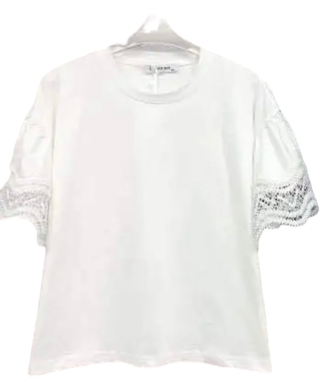 Charizma - Μακό Crop T-Shirt με Κοφτό