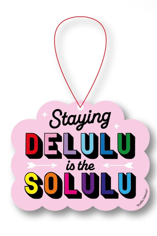 Studio Inktvis - Αρωματικό Αυτοκινήτου "Staying Delulu is the Solulu" Άρωμα Sakura