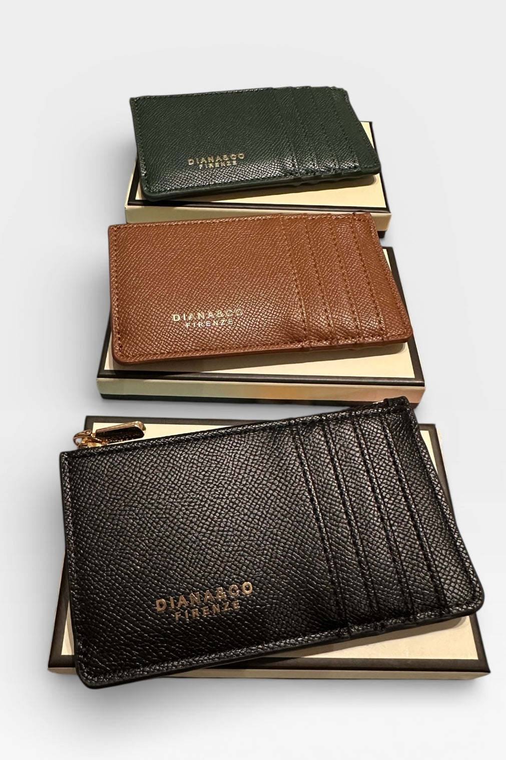 Diana & Co Firenze - Unisex Πορτοφόλι Card Holder Μαύρο