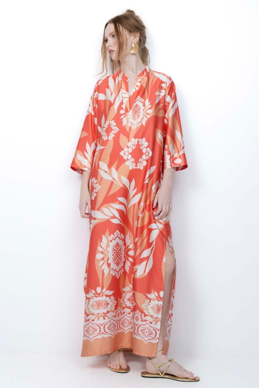 New Age - Maxi Φόρεμα Καφτάνι Santorini -4