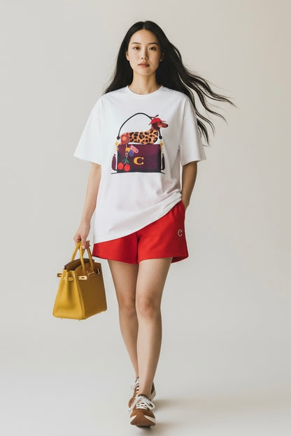 Charizma - Oversized Μακό T-Shirt Mrs Dach C
