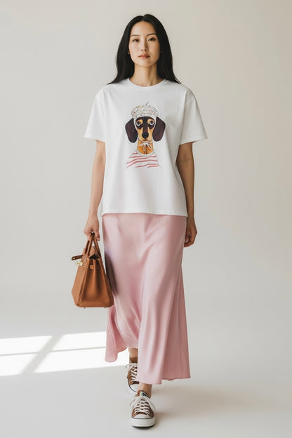 Charizma - Oversized Μακό T-Shirt Mrs Dach