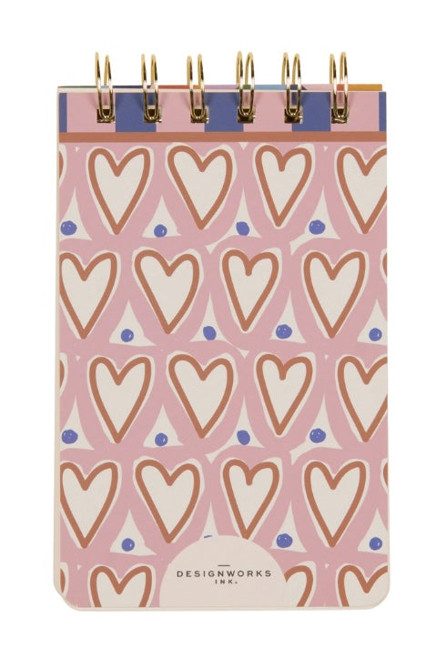 Designworks A Dopo Hearts - Μπλοκ Σημειώσεων Mε Σπιράλ Βιβλιοδεσία