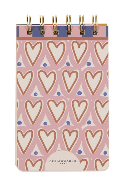 Designworks A Dopo Hearts - Μπλοκ Σημειώσεων Mε Σπιράλ Βιβλιοδεσία