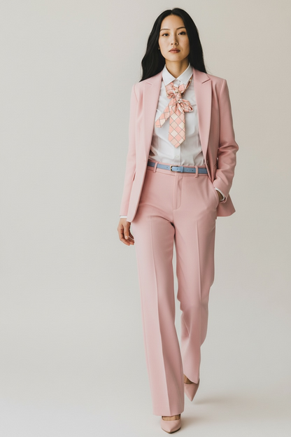 My Dandy- Ascot Necktie “Pink Whisper”