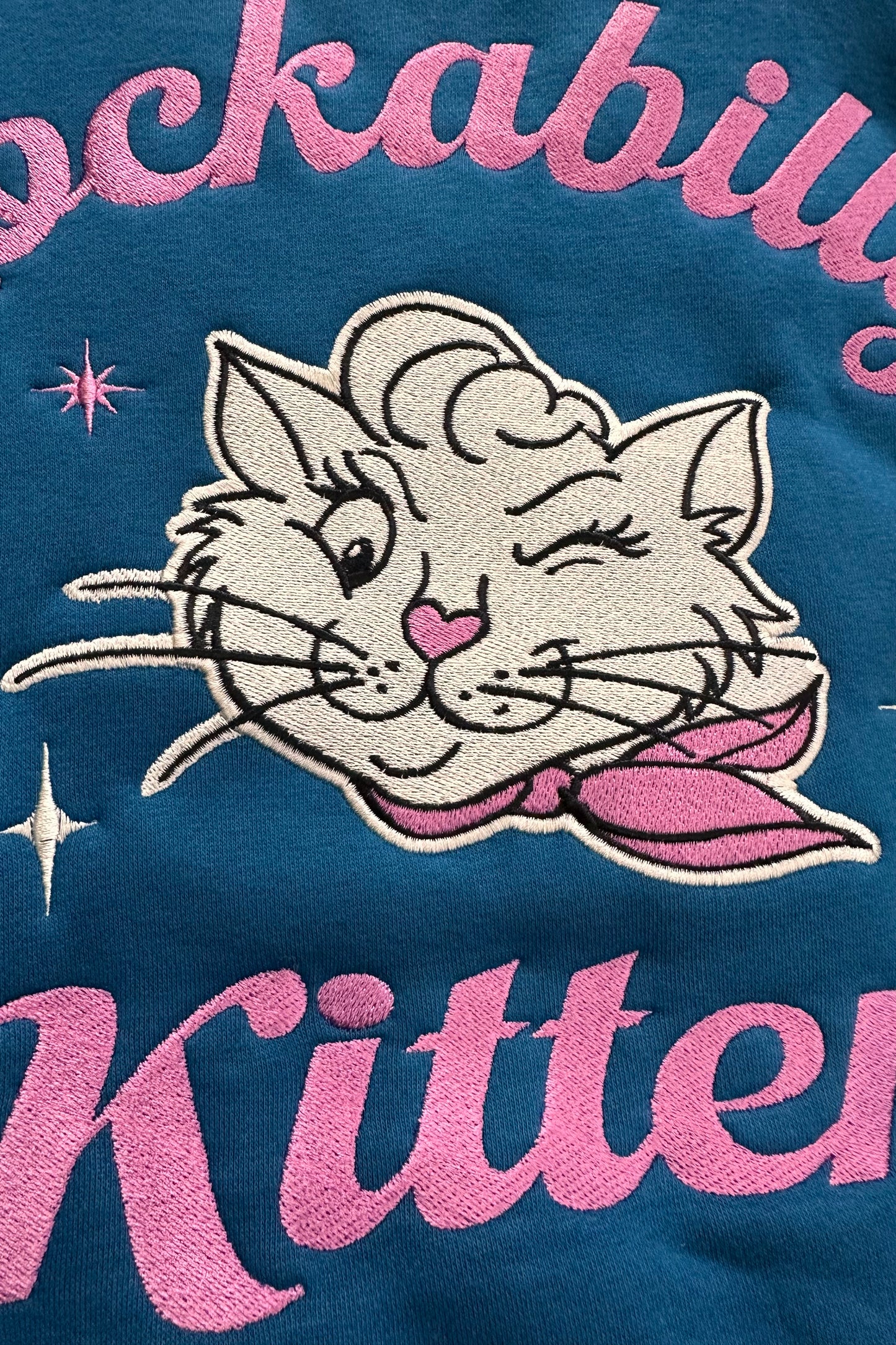 Queen Kerosin - Κολεγιακό Τζάκετ «Rockabilly Kitten» Κόκκινο