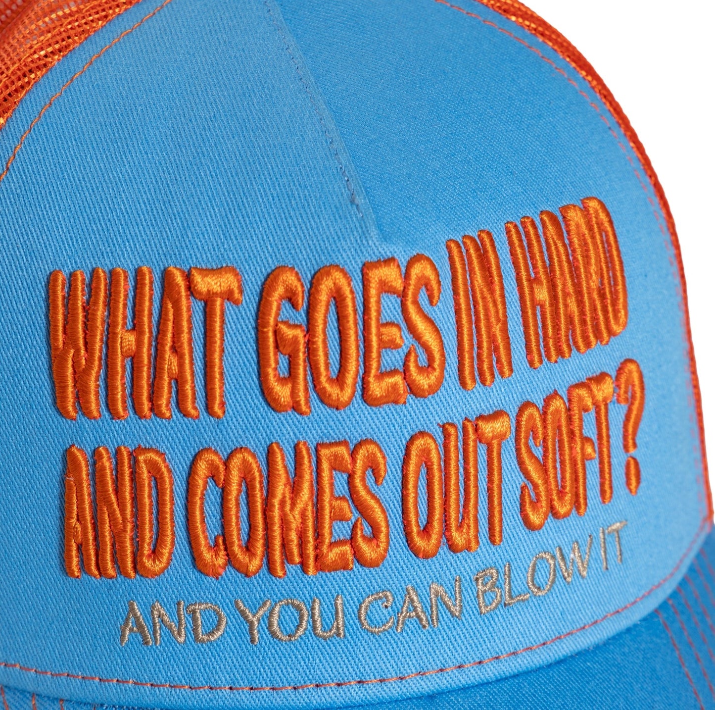 King Kerosin - Καπέλο Jockey «What Goes In Hard and Comes Out Soft?»