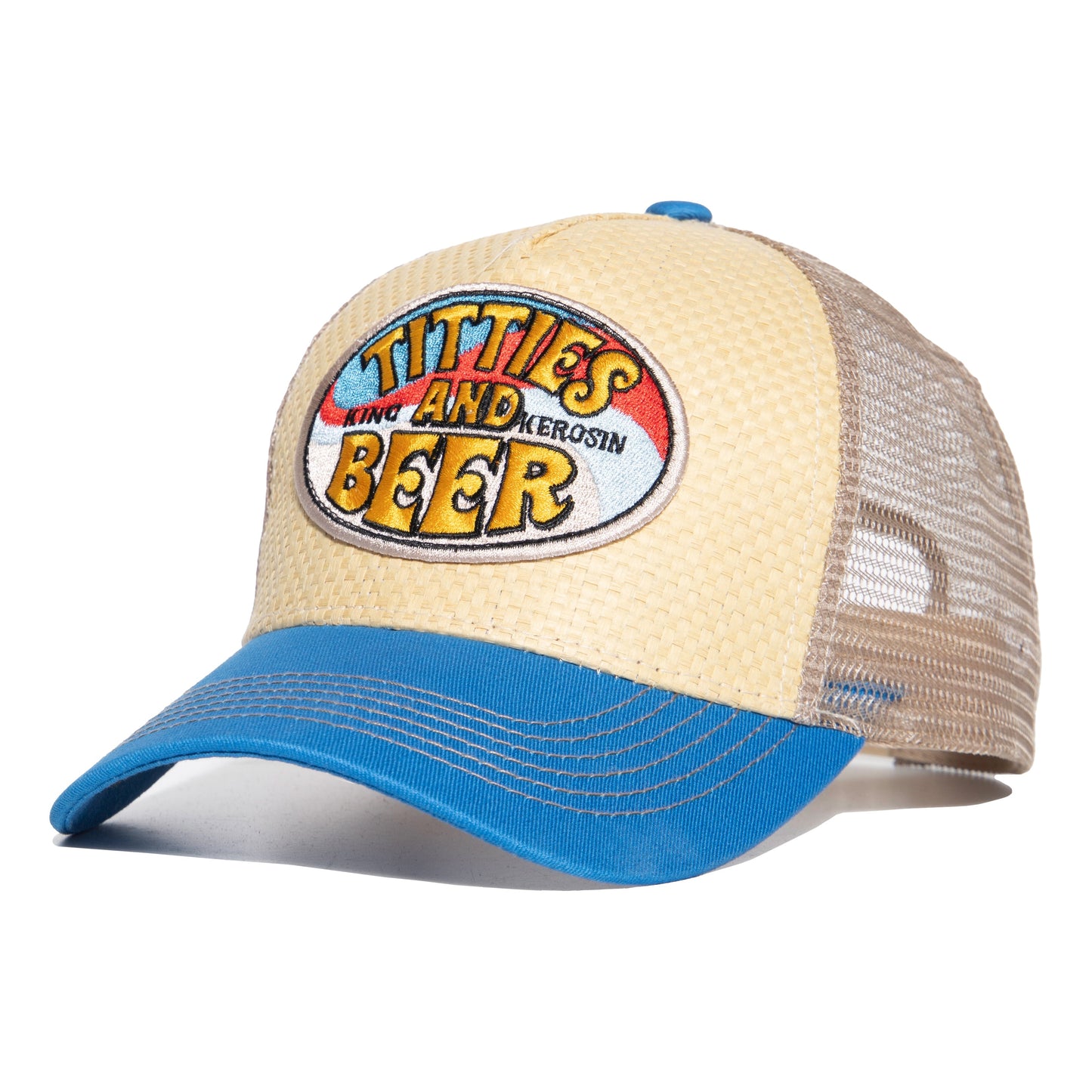 King Kerosin - Καπέλο Jockey «Titties & Beer» Off White