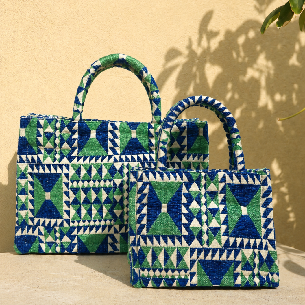 Marabu - Υφασμάτινη Tote Geometric - “Ashley”