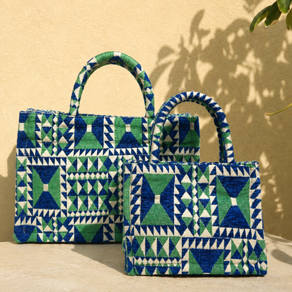 Marabu - Υφασμάτινη Tote Geometric - “Ashley”