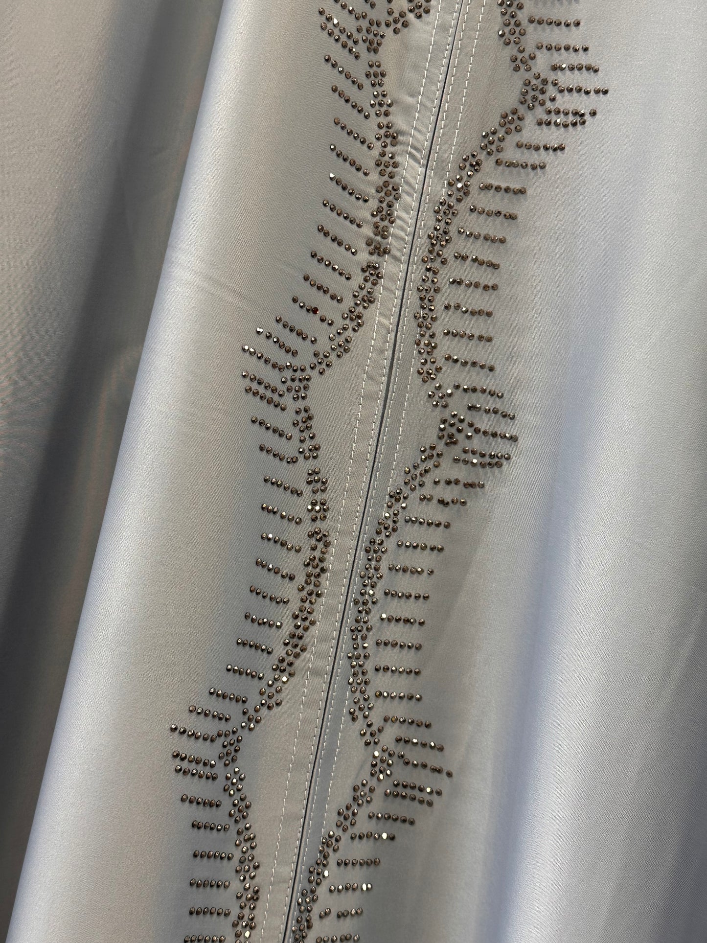 Charizma - Καφτάνι Με Διακοσμητικά Στρας & Αέρινη Γραμμή Γαλάζιο