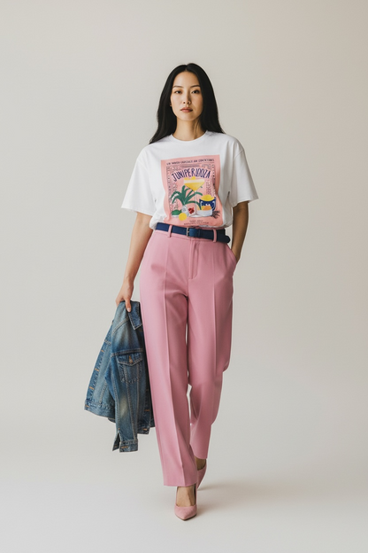 Charizma - Oversized Μακό T-Shirt Juniper Looza