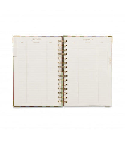 Designworks Agenda Planner Stripes  - Ετήσια Ατζέντα Mε Σπιράλ Βιβλιοδεσία χωρίς Ημερομηνίες