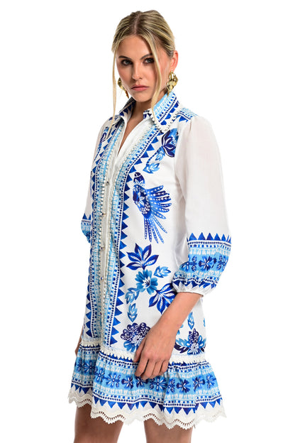 We Coss - Boho Εμπριμέ Φόρεμα Mediterranean Print
