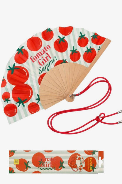 Woom – Tomato Girl Βεντάλια με Λουράκι Ώμου & Gift Box