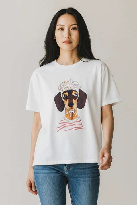 Charizma - Oversized Μακό T-Shirt Mrs Dach