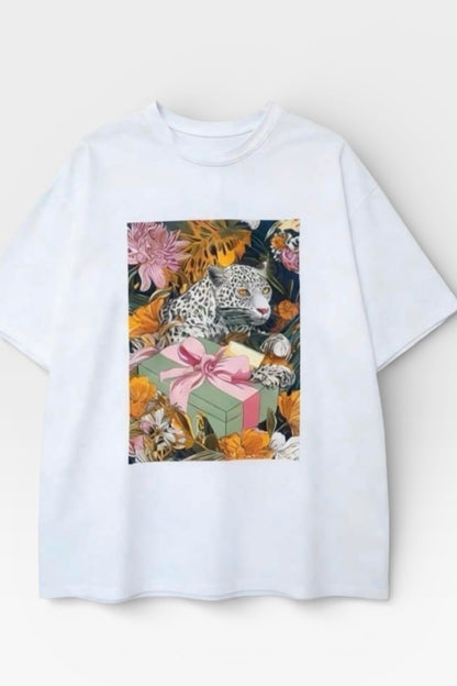 Charizma - Oversized Μακό T-Shirt Panther Gift