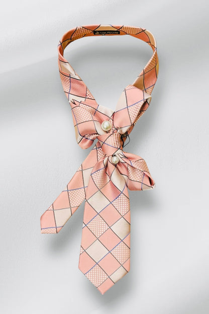 My Dandy- Ascot Necktie “Pink Whisper”