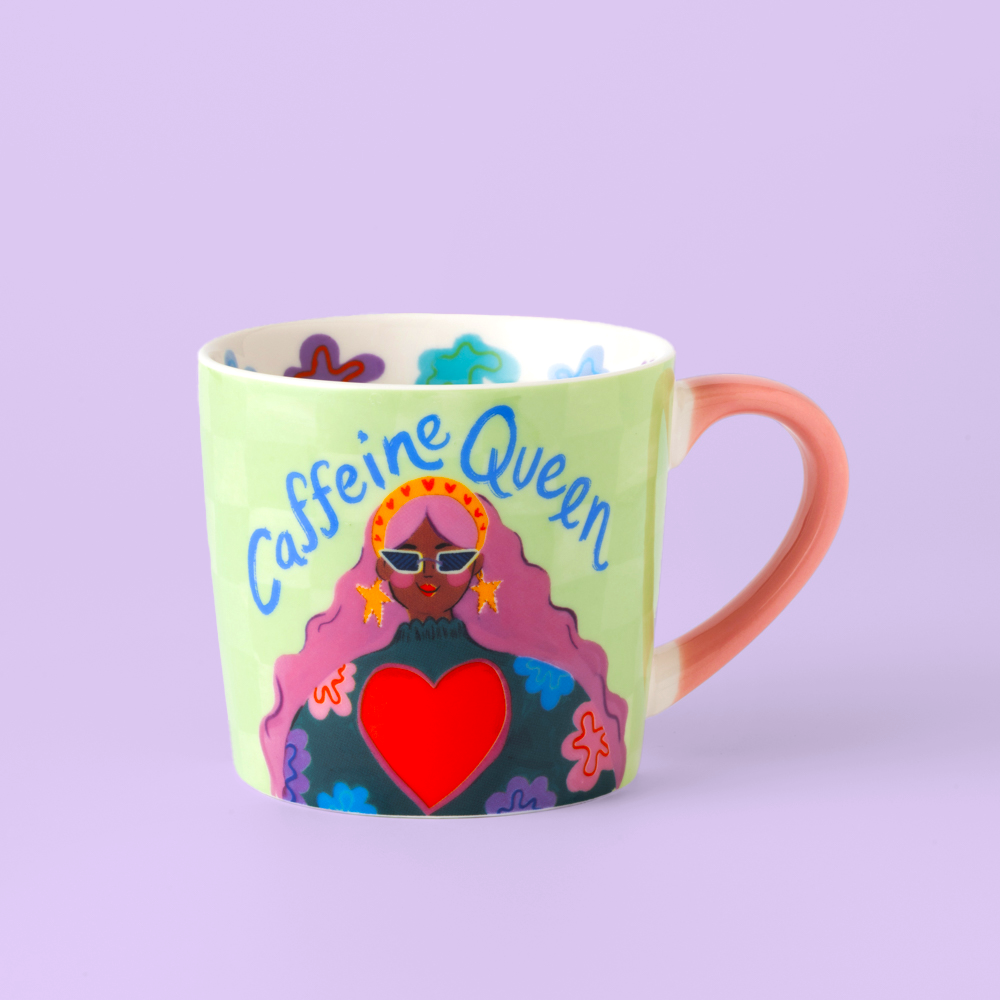 Eleanor Bowmer- Caffeine Queen Κεραμική Κούπα 300ml