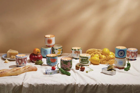 Paddywax A dopo Hearts - Κεραμικό κερί σόγιας, Rosewood Vanilla 226gr