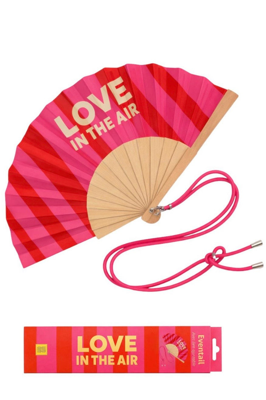 Woom –  Love in the Air Βεντάλια με Λουράκι Ώμου & Gift Box