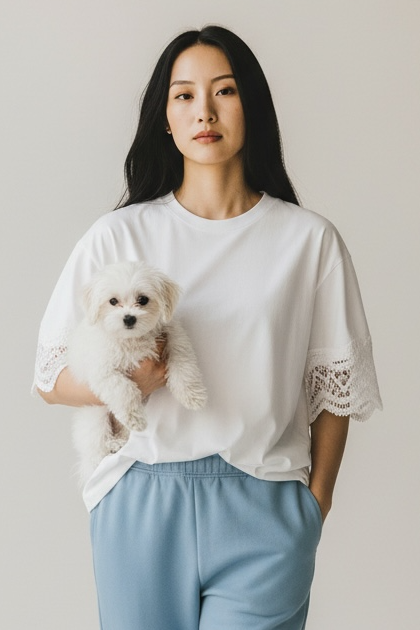 Charizma - Μακό Crop T-Shirt με Κοφτό