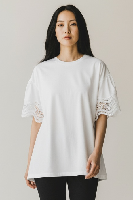 Charizma - Μακό Crop T-Shirt με Κοφτό