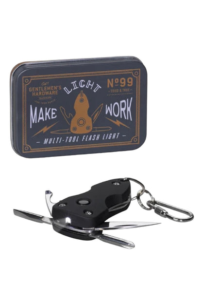Gentlemen's Hardware Mini Tool Kit – Πολυχρηστικό Εργαλείο 5 σε 1 Με Φακό