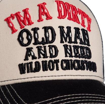 King Kerosin - Καπέλο Jockey «I’m A Dirty Old Man»