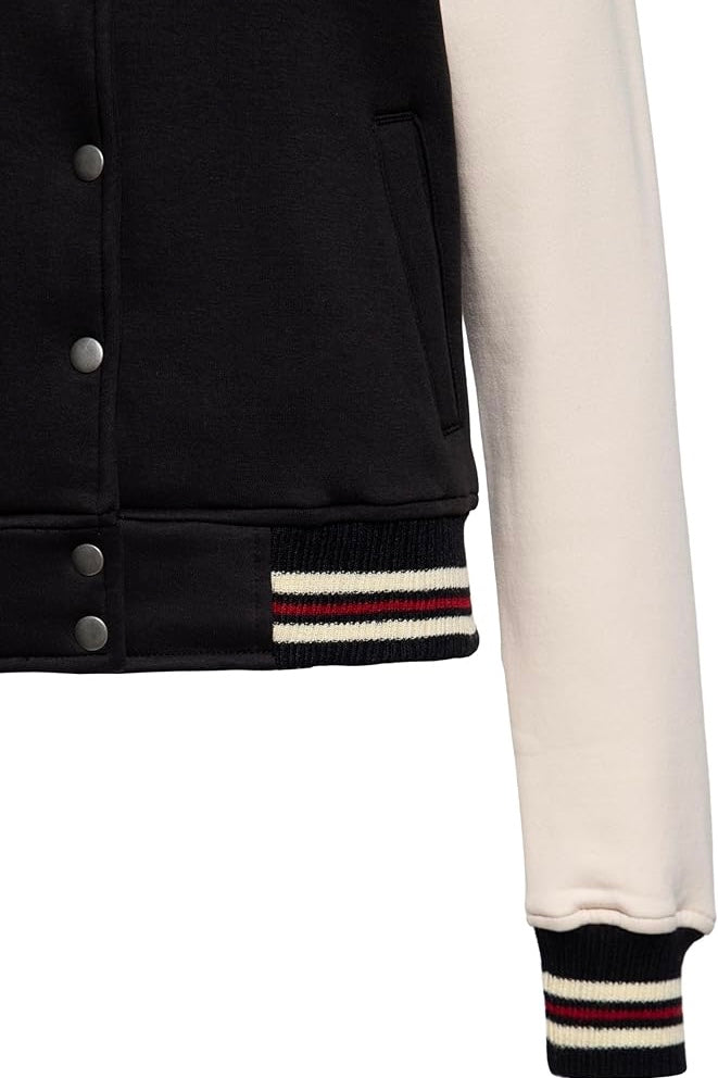 Queen Kerosin - Κολεγιακό Τζάκετ «We Can Do It» Μαύρο