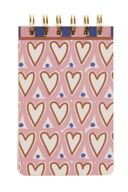 Designworks A Dopo Hearts - Μπλοκ Σημειώσεων Mε Σπιράλ Βιβλιοδεσία