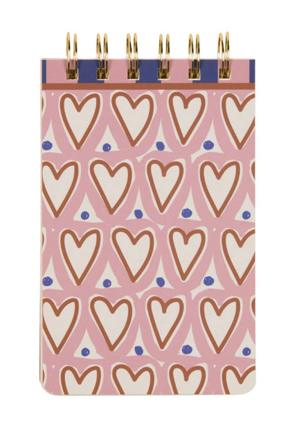 Designworks A Dopo Hearts - Μπλοκ Σημειώσεων Mε Σπιράλ Βιβλιοδεσία