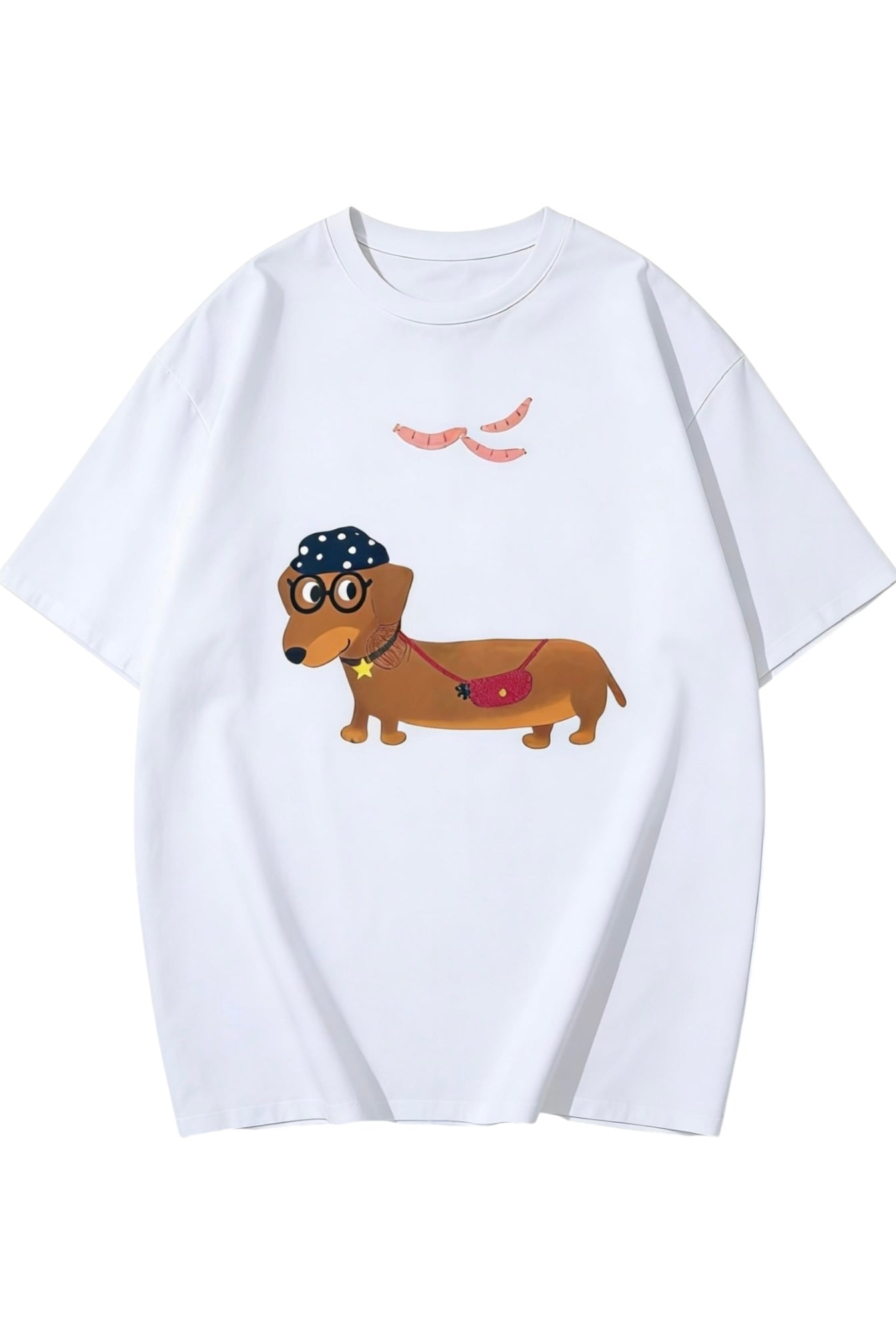 Charizma - Oversized Μακό T-shirt Dachshund