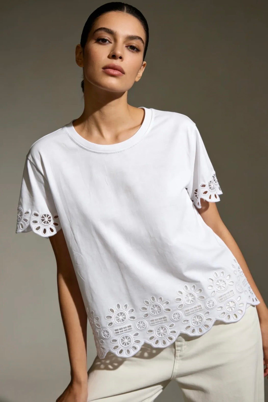 Charizma - Oversized Μακό T-Shirt με Κοφτό σχέδιο