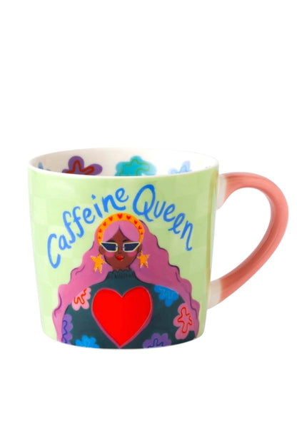 Eleanor Bowmer- Caffeine Queen Κεραμική Κούπα 300ml
