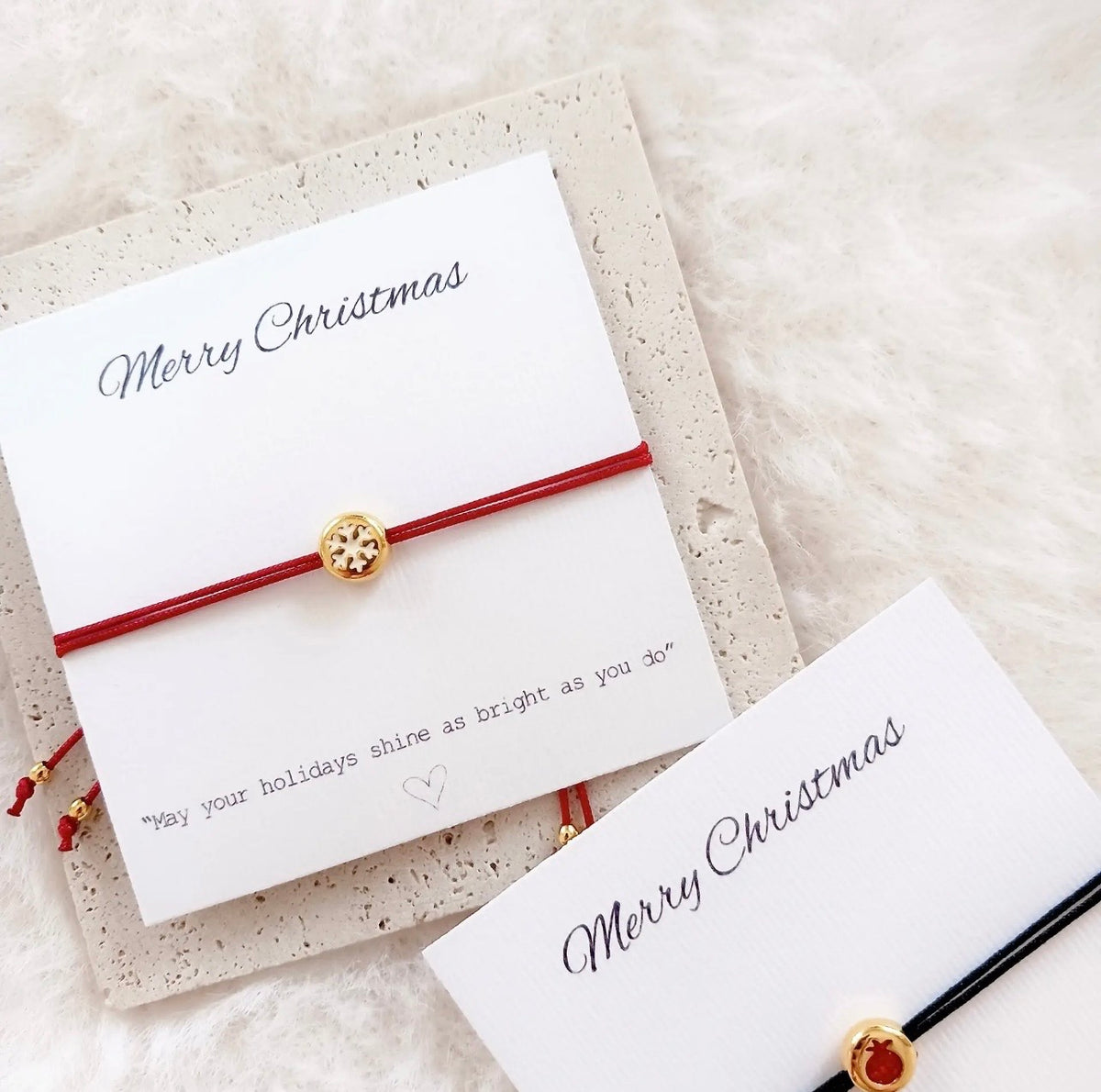 Queen Handmade Creations - Βραχιόλι Αστέρι με Χρυσό Επιχρυσωμένο Στοιχείο σε Κάρτα Δώρου