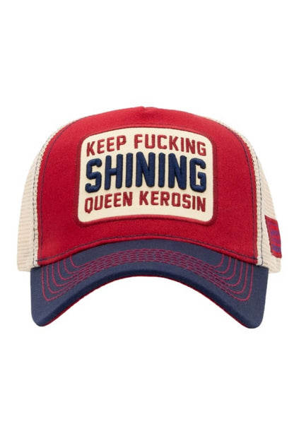 Queen Kerosin - Καπέλο Jockey «Keep Fucking Shining»