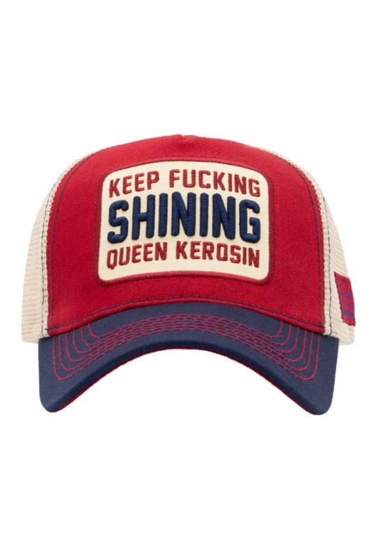 Queen Kerosin - Καπέλο Jockey «Keep Fucking Shining»