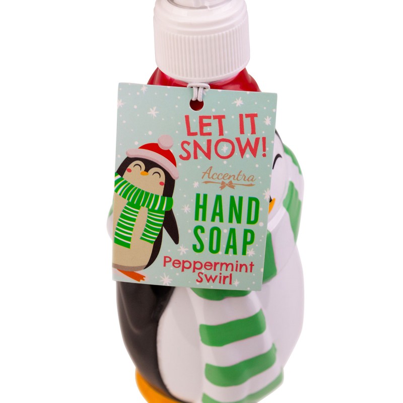 Accentra Winter Classics- Σαπούνι χεριών Penguin 300ml dispenser με άρωμα Peppermint