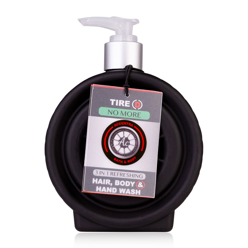 Accentra - 3 Σε 1 Ανδρικό σαπούνι χεριών, μαλλιών & σώματος 320ml σε συσκευασία ρόδα