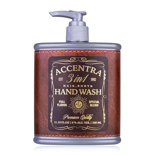 Accentra - 3 Σε 1 Ανδρικό σαπούνι χεριών, μαλλιών & σώματος 330ml σε συσκευασία φλασκί