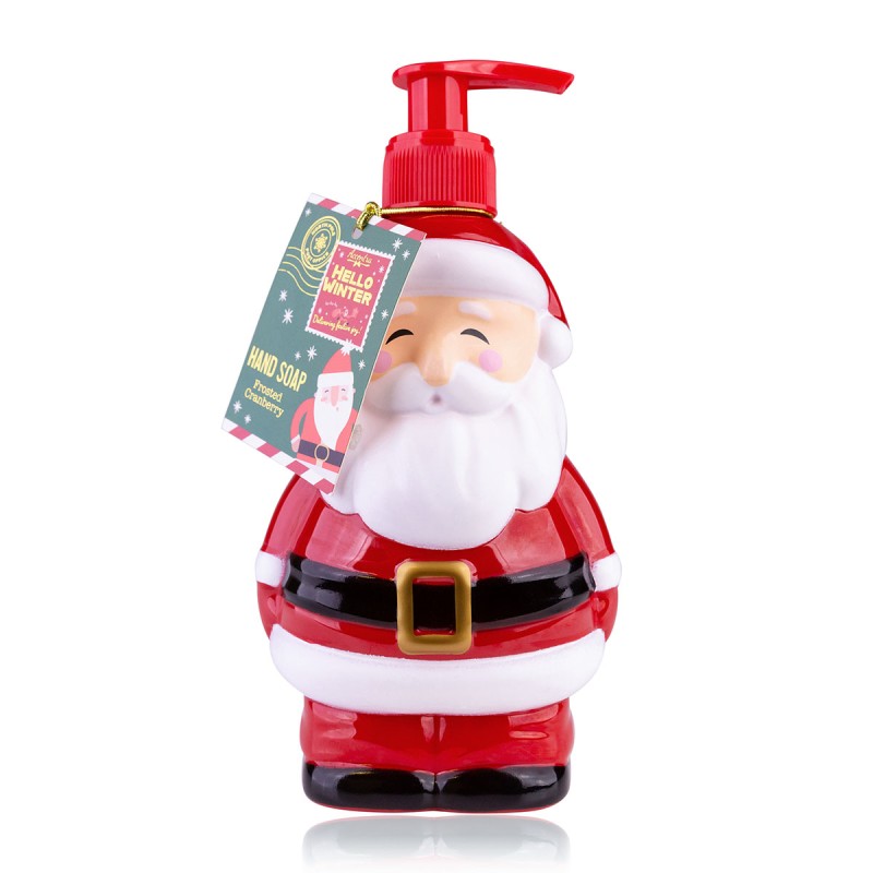 Accentra Winter Classics- Σαπούνι χεριών Frosted Cranberry 300ml σε Santa συσκευασία