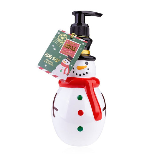 Accentra Winter Classics- Σαπούνι χεριών Snowman 300ml με άρωμα Frosted Cranberry σε dispenser