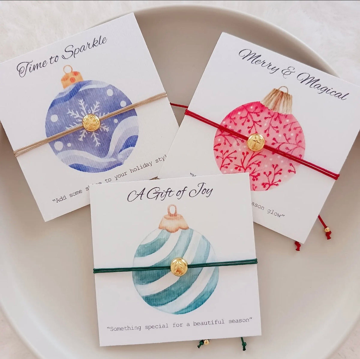 Queen Handmade Creations - Βραχιόλι Δέντρο με Χρυσό Επιχρυσωμένο Στοιχείο σε Κάρτα Δώρου
