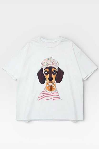 Charizma - Oversized Μακό T-Shirt Mrs Dach