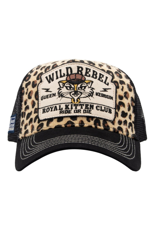 Queen Kerosin - Καπέλο Jockey «Wild Rebel Royal Kitten Club»