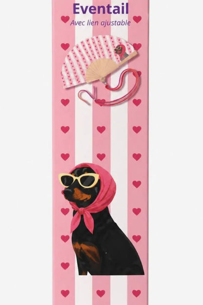 Woom – Dog Heart Βεντάλια με Λουράκι Ώμου & Gift Box