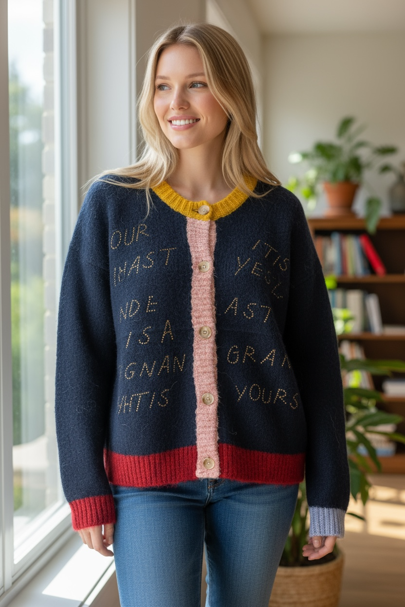 Charizma -  Κοντό Ζακετάκι με Στρας Μπλε