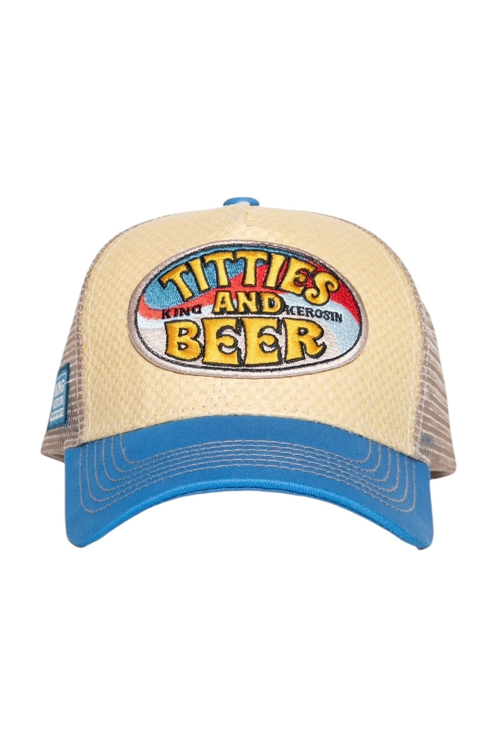 King Kerosin - Καπέλο Jockey «Titties & Beer» Off White
