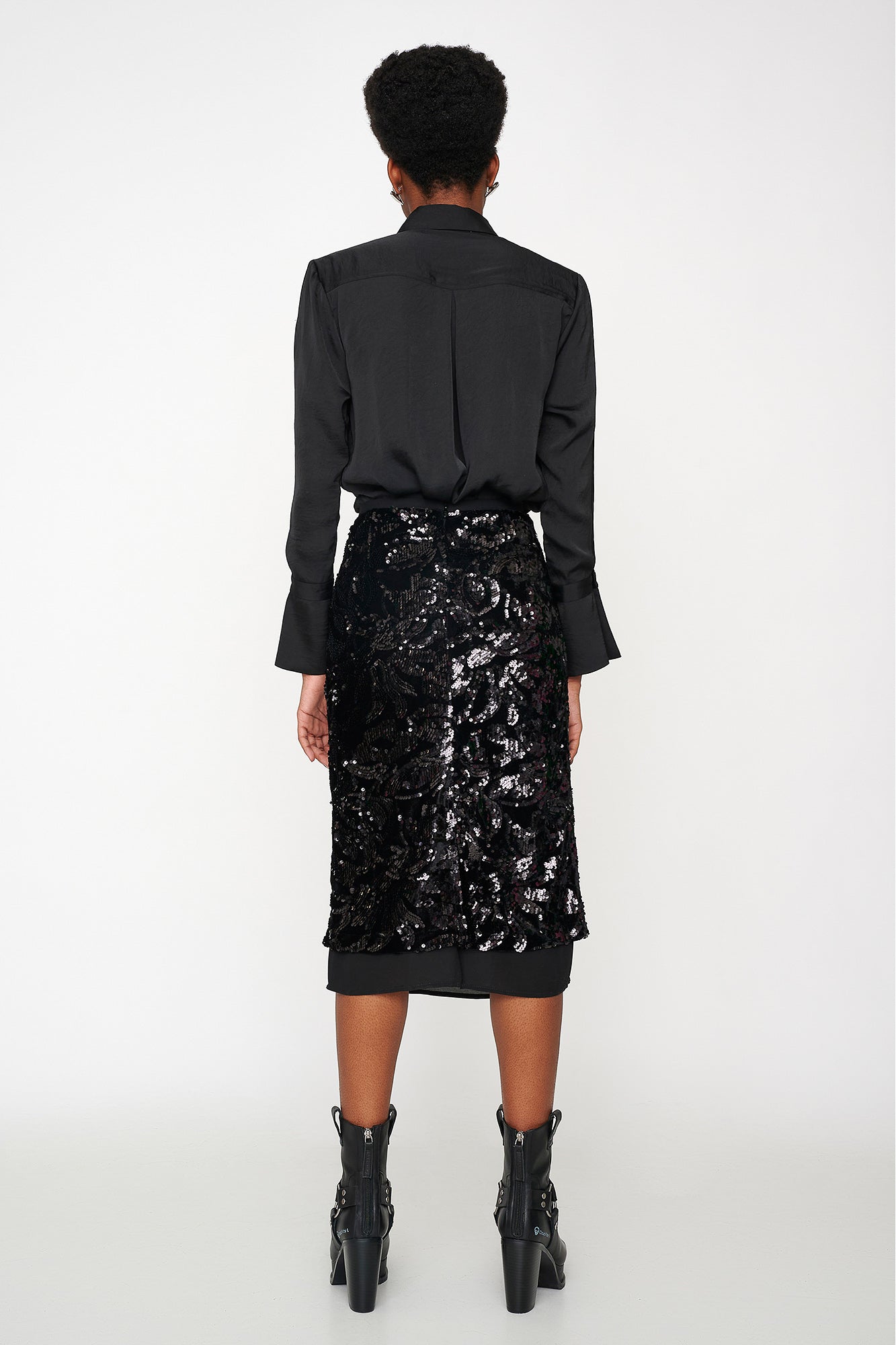 C9 Cloud 9 Vengeance - Μαύρη Pencil Φούστα με πούλιες